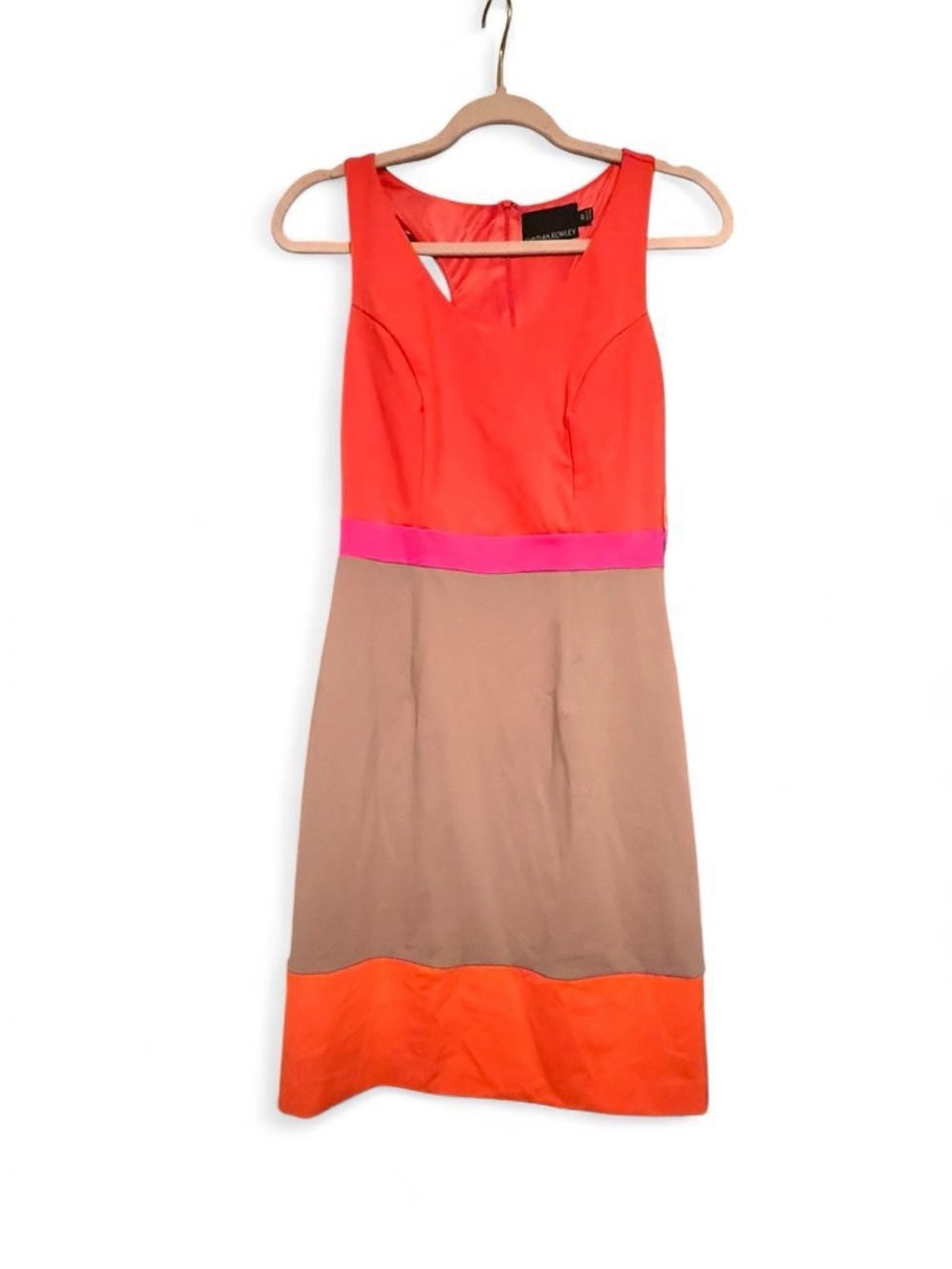 Cynthia Rowley Sheath colorblock sleeveless dress